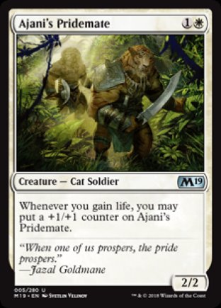 Ajani’s Pridemate | M19