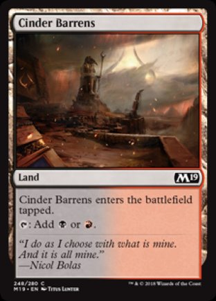 Cinder Barrens | M19