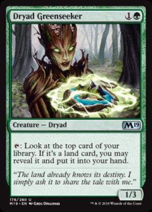 Dryad Greenseeker | M19