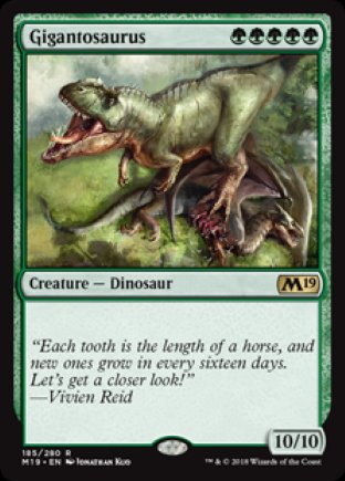 Gigantosaurus | M19