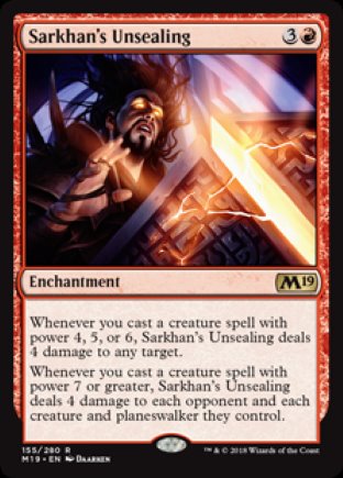 Sarkhan’s Unsealing | M19