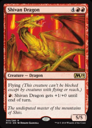 Shivan Dragon | M19