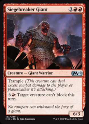 Siegebreaker Giant | M19