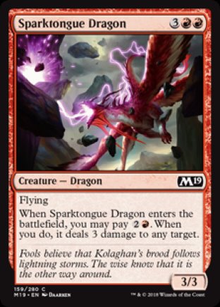 Sparktongue Dragon | M19