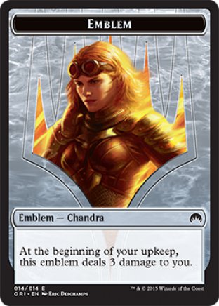 Chandra, Roaring Flame emblem | Magic Origins