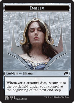 Liliana, Defiant Necromancer emblem | Magic Origins