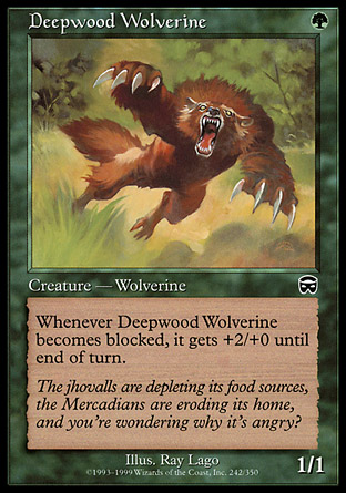 Deepwood Wolverine | Mercadian Masques