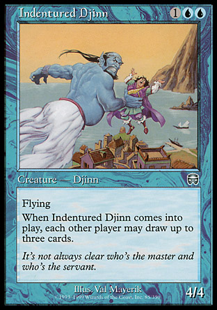 Indentured Djinn | Mercadian Masques