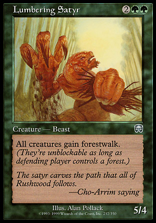 Lumbering Satyr | Mercadian Masques