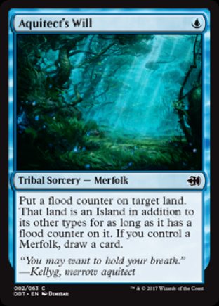 Aquitect’s Will | Merfolk vs Goblins