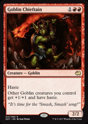 Goblin Chieftain | Merfolk vs Goblins
