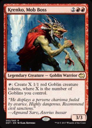 Krenko, Mob Boss | Merfolk vs Goblins