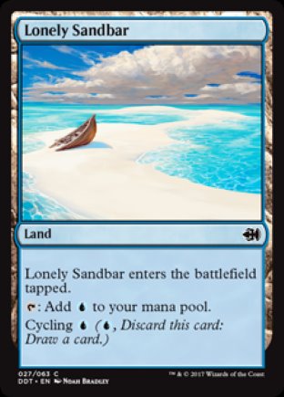 Lonely Sandbar | Merfolk vs Goblins