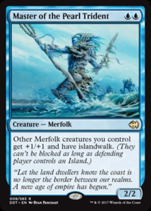 Master of the Pearl Trident | Merfolk vs Goblins