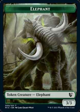 Elephant token | Midnight Hunt Commander