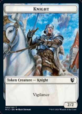 Knight token | Midnight Hunt Commander