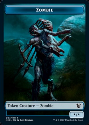 Zombie token | Midnight Hunt Commander