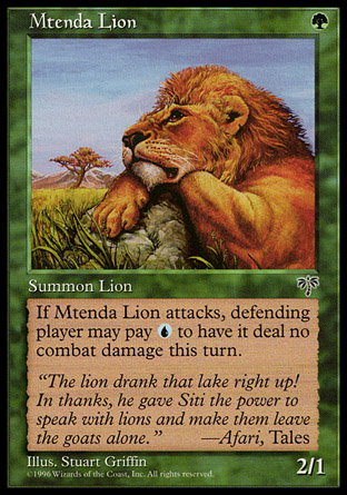 Mtenda Lion | Mirage