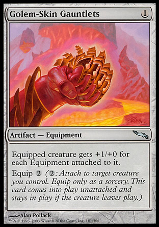 Golem-Skin Gauntlets | Mirrodin