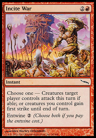 Incite War | Mirrodin