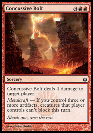 Concussive Bolt | Mirrodin Besieged