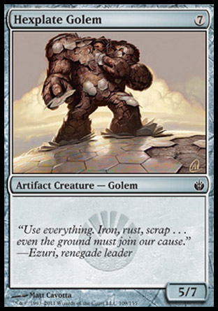 Hexplate Golem | Mirrodin Besieged