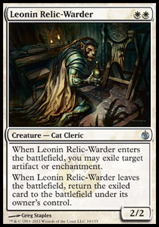 Leonin Relic-Warder | Mirrodin Besieged