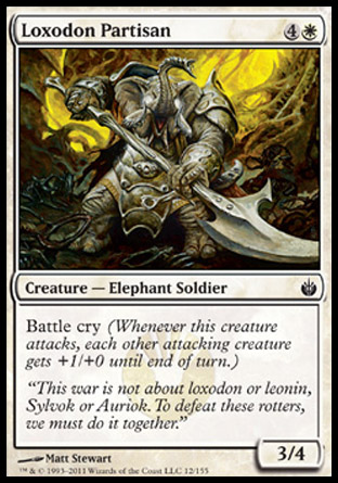 Loxodon Partisan | Mirrodin Besieged