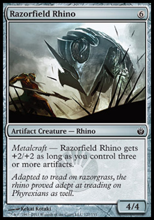 Razorfield Rhino | Mirrodin Besieged