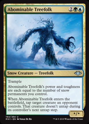 Abominable Treefolk | Modern Horizons