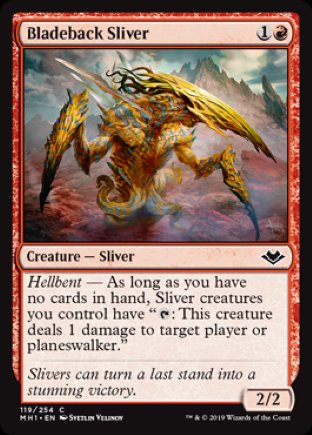 Bladeback Sliver | Modern Horizons