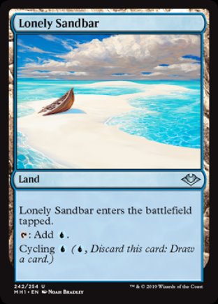 Lonely Sandbar | Modern Horizons