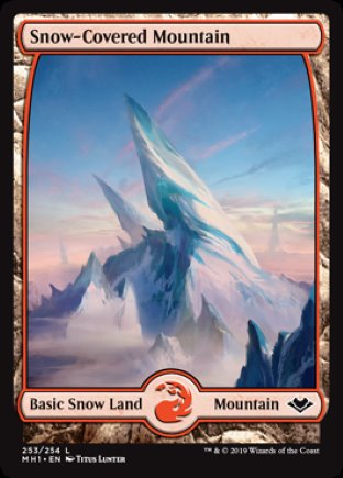 Snow-Covered Mountain | Modern Horizons