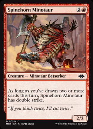 Spinehorn Minotaur | Modern Horizons