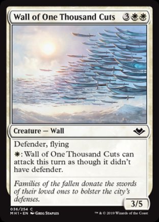 Wall of One Thousand Cuts | Modern Horizons