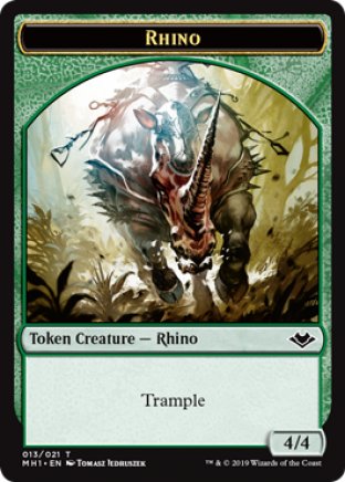 Rhino token | Modern Horizons