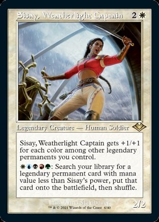 Sisay, Weatherlight Captain | Modern Horizons 1 Timeshifts