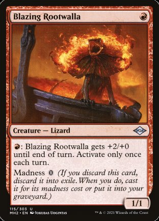 Blazing Rootwalla | Modern Horizons 2