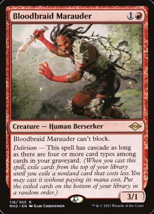 Bloodbraid Marauder | Modern Horizons 2