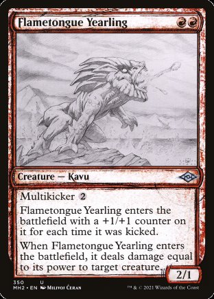 Flametongue Yearling | Modern Horizons 2