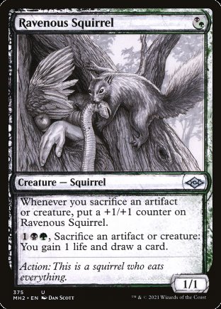 Ravenous Squirrel | Modern Horizons 2