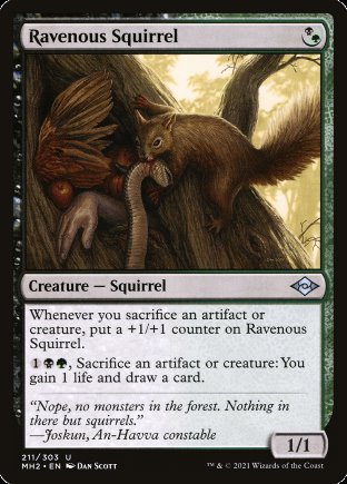 Ravenous Squirrel | Modern Horizons 2