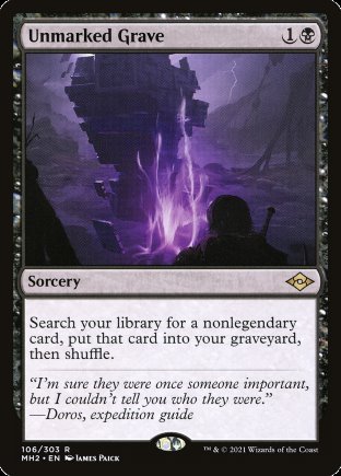 Unmarked Grave | Modern Horizons 2