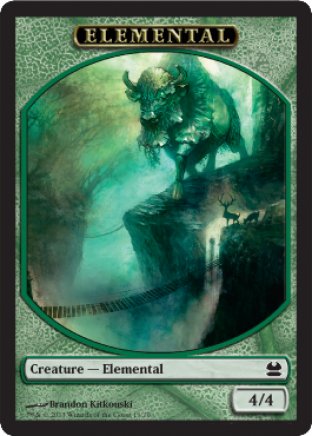 Elemental token | Modern Masters