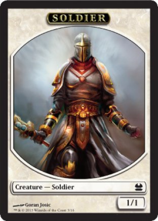 Soldier token | Modern Masters