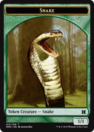 Snake token | Modern Masters 2015