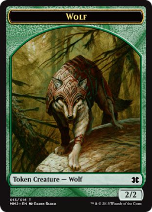 Wolf token | Modern Masters 2015