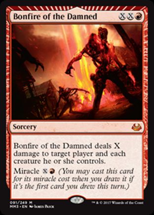Bonfire of the Damned | Modern Masters 2017