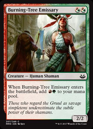 Burning-Tree Emissary | Modern Masters 2017