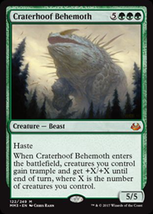 Craterhoof Behemoth | Modern Masters 2017